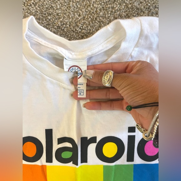 Polaroid White and Colorful Tee - Picture 3 of 4